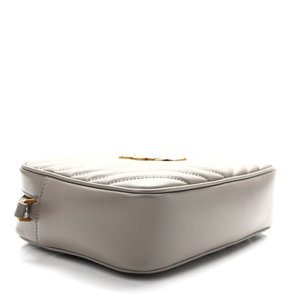 Saint Laurent Calfskin Matelasse Monogram Lou Camera Bag Greyish Brown 4 of 9