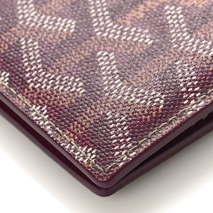 Goyard Goyardine Saint Pierre Card Holder Bordeaux 8 of 10