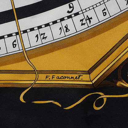 Hermes Silk Dies et Hore Scarf 90 4 of 6