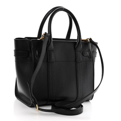 Mulberry Classic Grain Small Bayswater Zip Tote Black 3 of 9