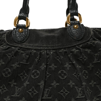 Louis Vuitton Denim Neo Cabby MM Black 7 of 10