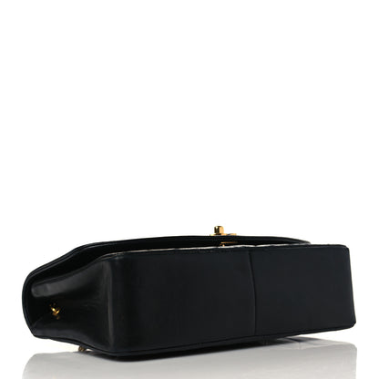 Chanel Lambskin Quilted Medium Single Flap Black 4 of 13