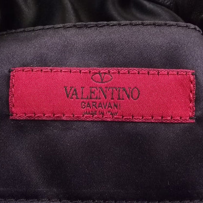 Valentino Garavani Calfskin Crystal Jaguar Clutch Black 6 of 9