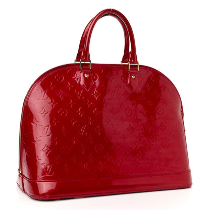 Louis Vuitton Vernis Alma GM Pomme D'Amour 3 of 14