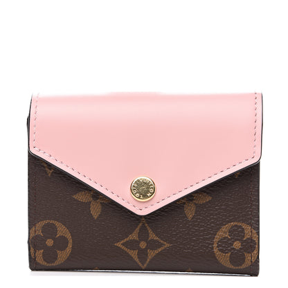Louis Vuitton Monogram Zoe Wallet Rose Ballerine 1 of 7