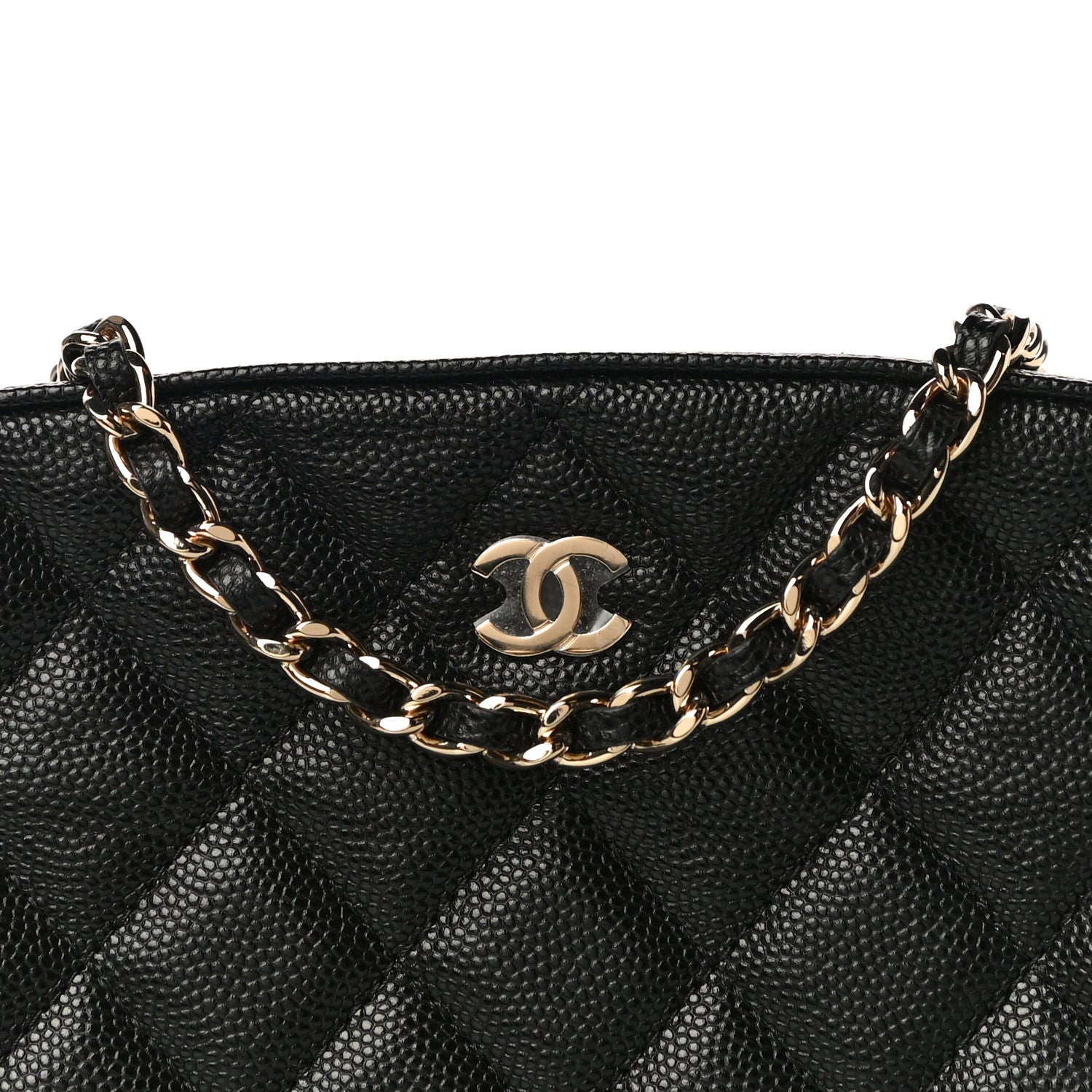 Chanel Caviar Quilted Vanity With Chain Black 9 of 12