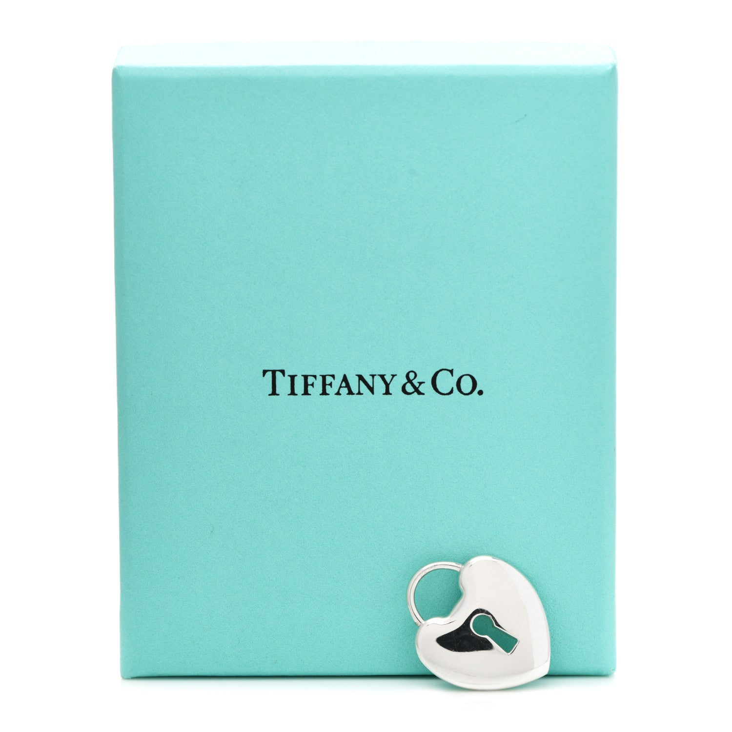 Tiffany Sterling Silver Heart Lock Charm 5 of 5