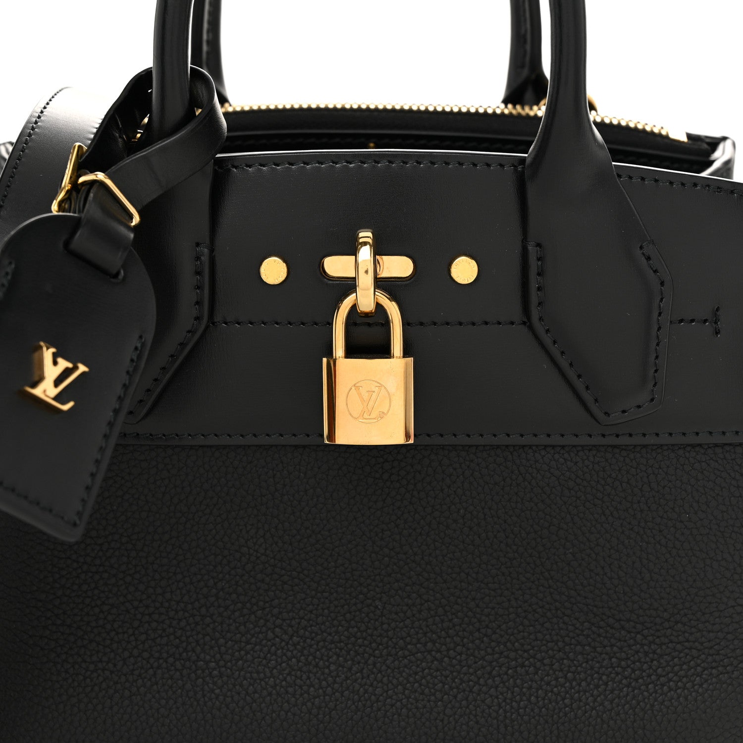 Louis Vuitton Calfskin City Steamer Mini Black 7 of 9