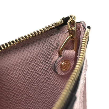 Louis Vuitton Damier Ebene Recto Verso Card Holder Rose Ballerine 7 of 9