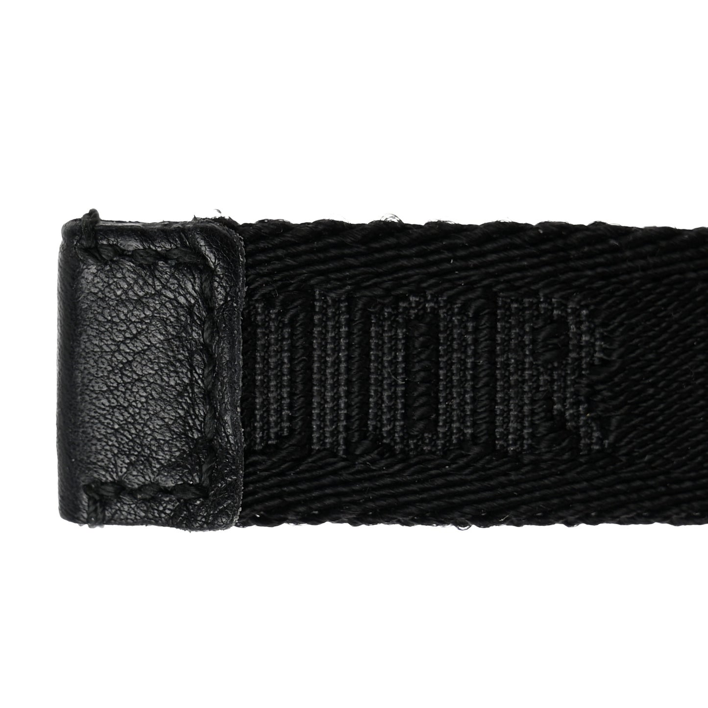 Nylon 20mm Saddle Belt Black