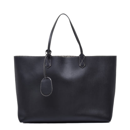 Gucci GG Supreme Monogram Large Reversible Tote Beige Black 3 of 14