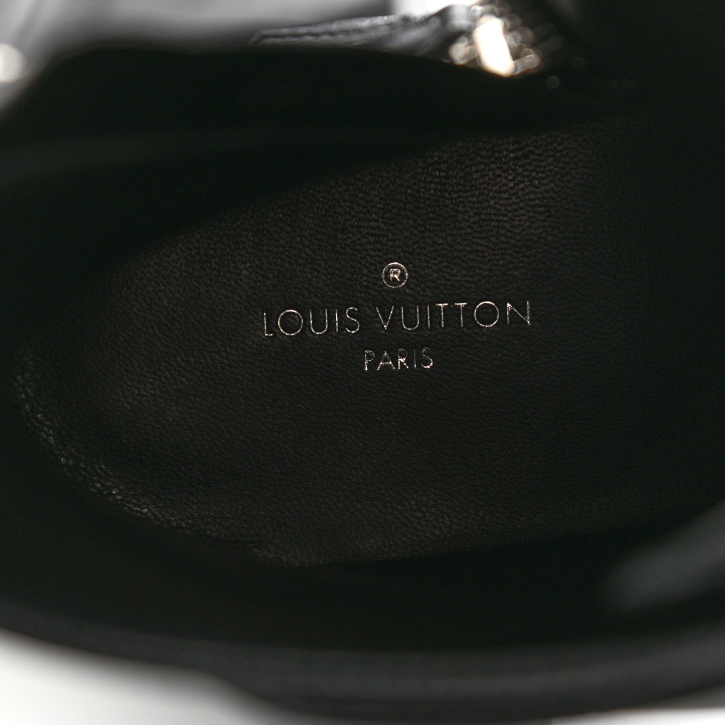 Calfskin Jumble Flat Ankle Boots 41 Black