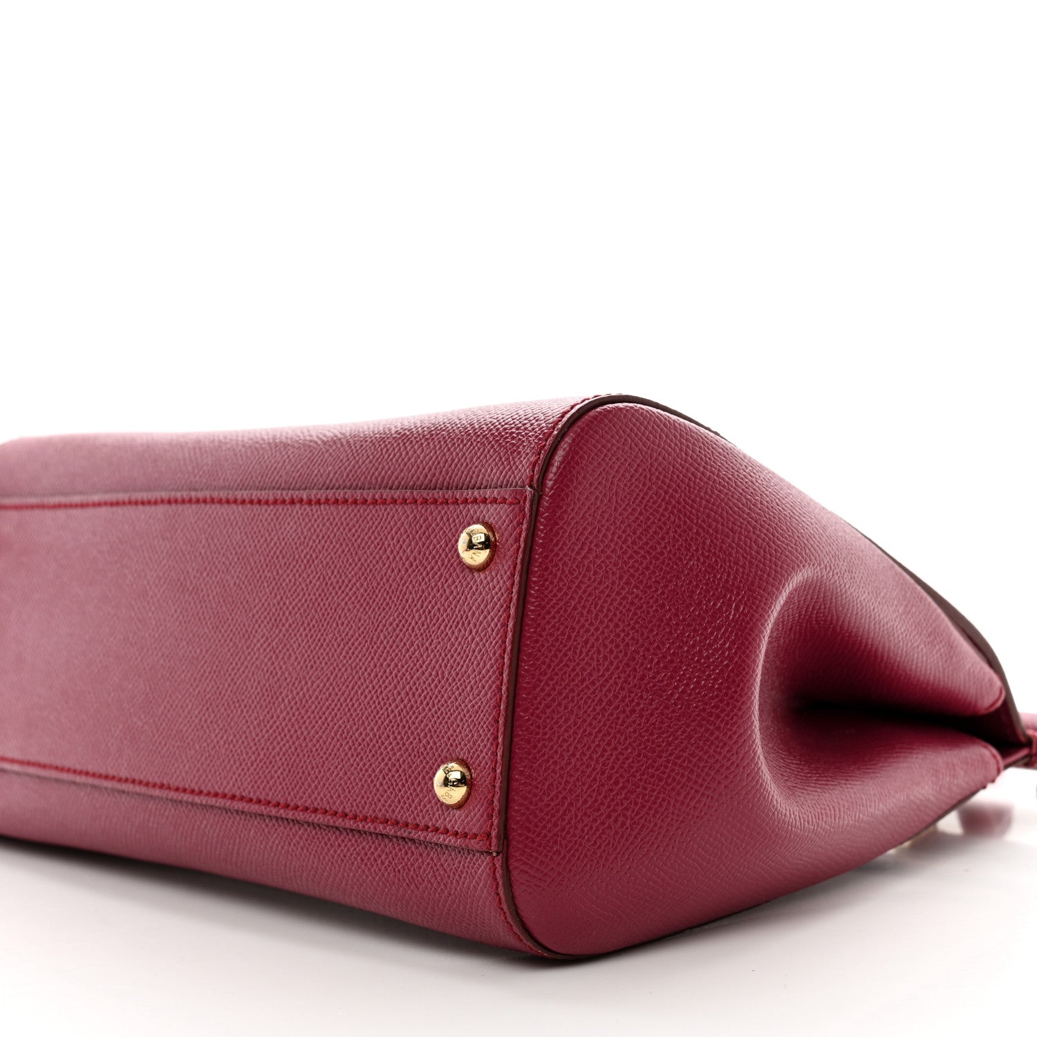 Dolce & Gabbana Dauphine Medium Miss Sicily Satchel Dark Red 9 of 9