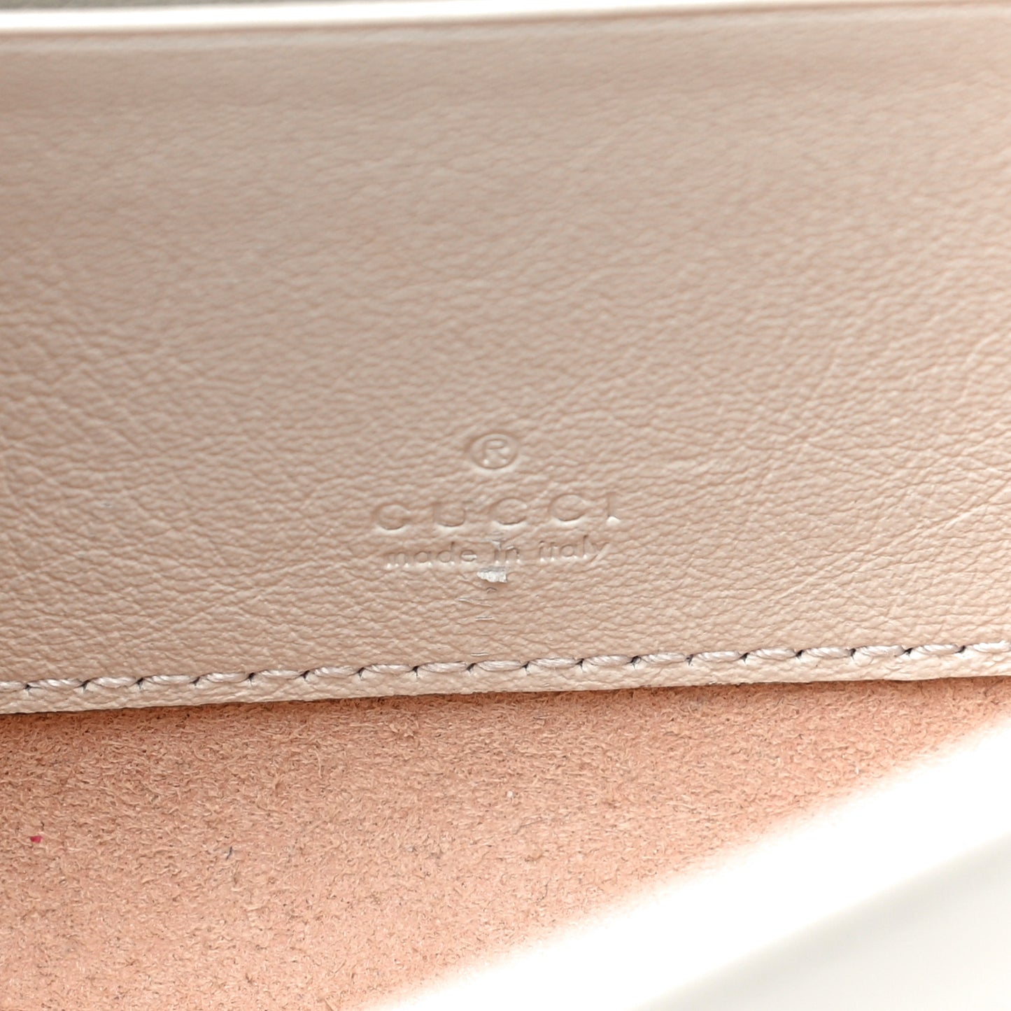 Textured Calfskin Web Mini Rajah Slim Flap Shoulder Bag Mystic White