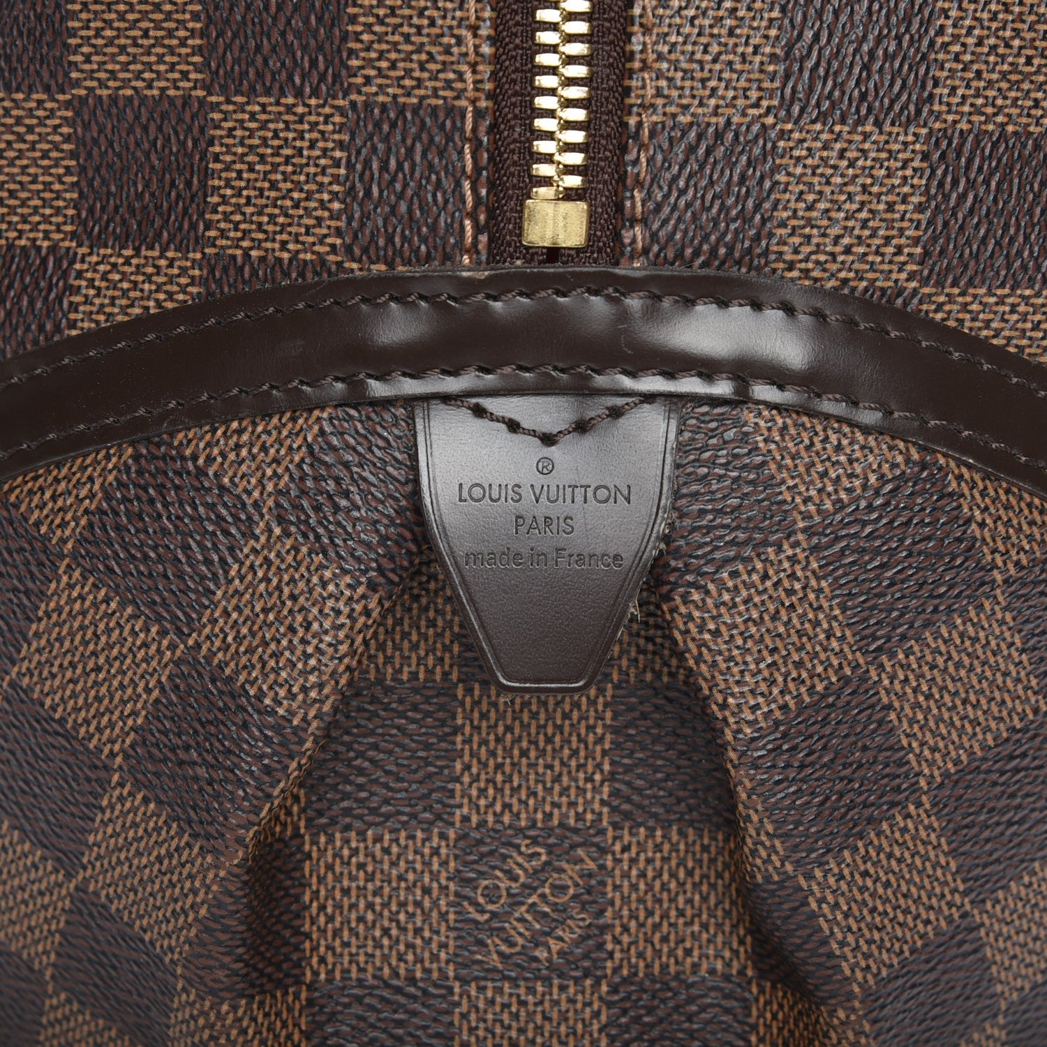 Louis Vuitton Damier Ebene Rivington GM 6 of 7