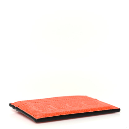 Gucci Calfskin Logo Card Holder Orange 4 of 8