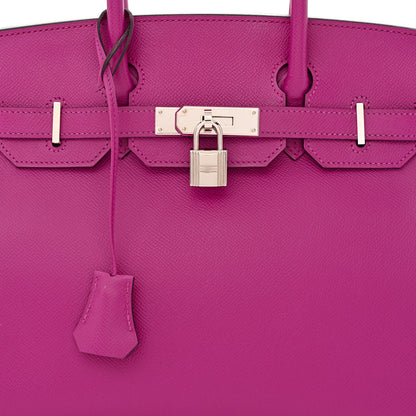 Hermes Epsom Birkin 30 Rose Pourpre 8 of 11