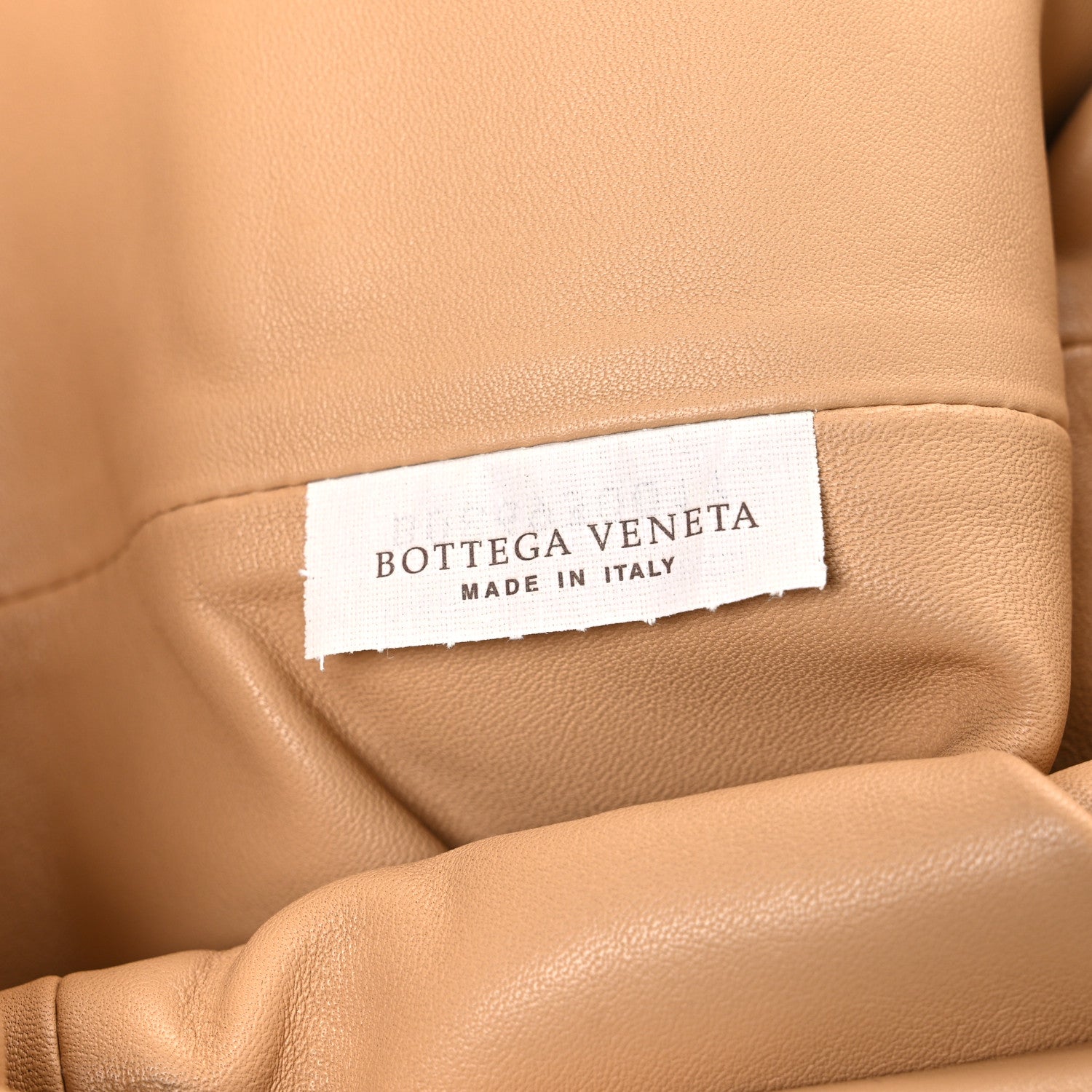 Bottega Veneta Smooth Butter Calf The Pouch Oversized Clutch Almond 7 of 12