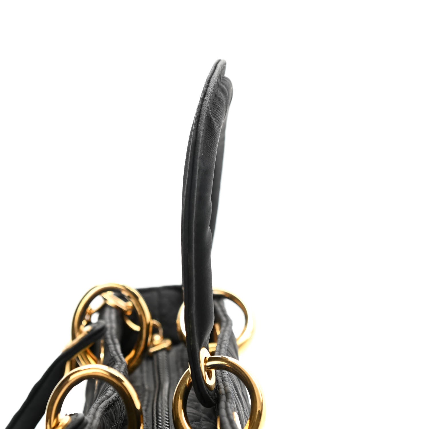 Christian Dior Nylon Cannage Medium Lady Dior Black 13 of 15