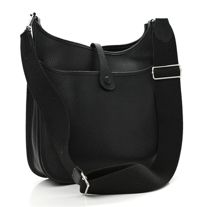 Hermes Taurillon Clemence Evelyne III PM Black 3 of 11