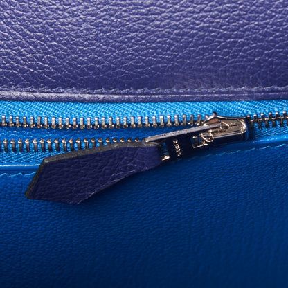 Hermes Evercolor Verso Kelly Retourne 28 Bleu Encre Bleu Zellige 29 of 35