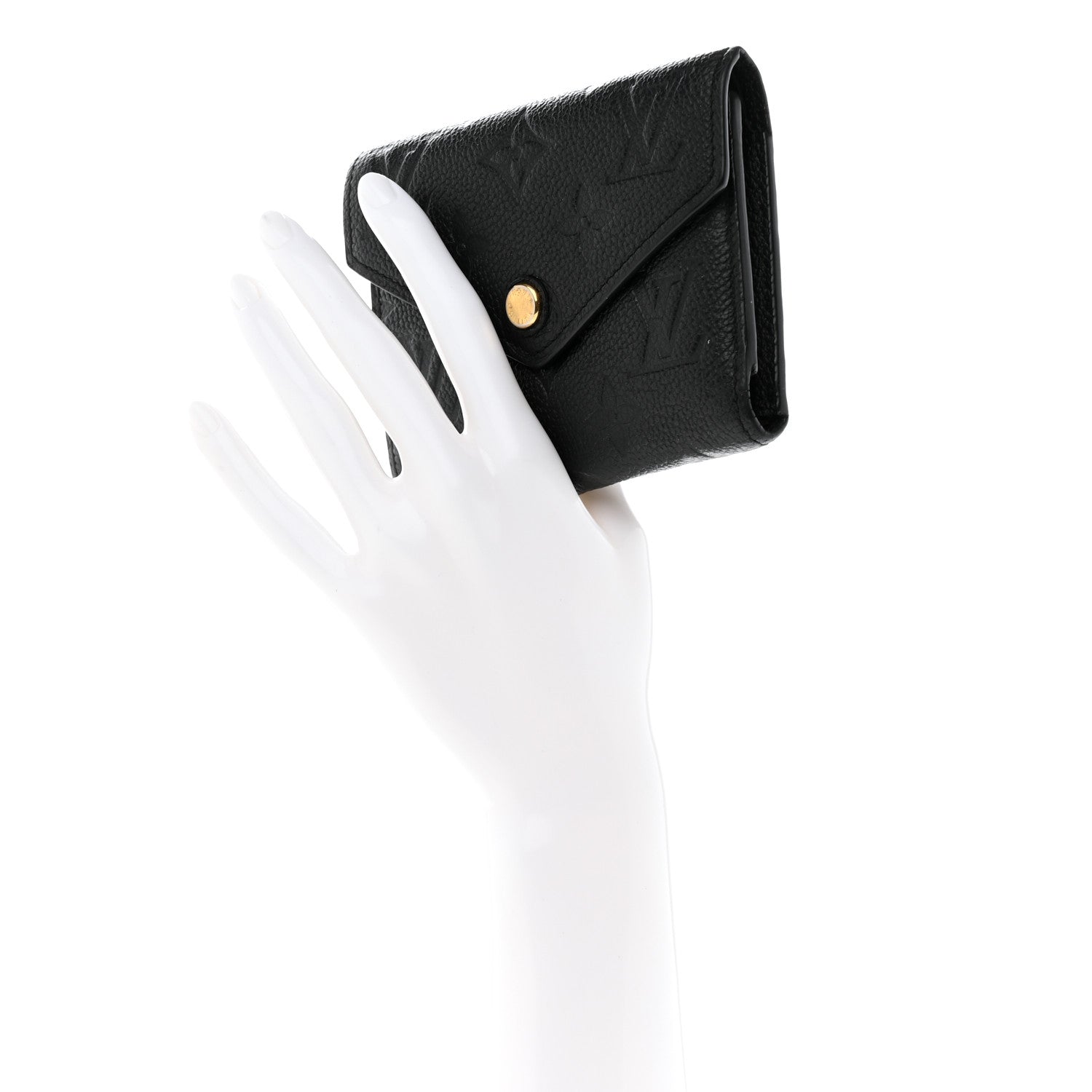 Louis Vuitton Empreinte Victorine Wallet Black 2 of 7