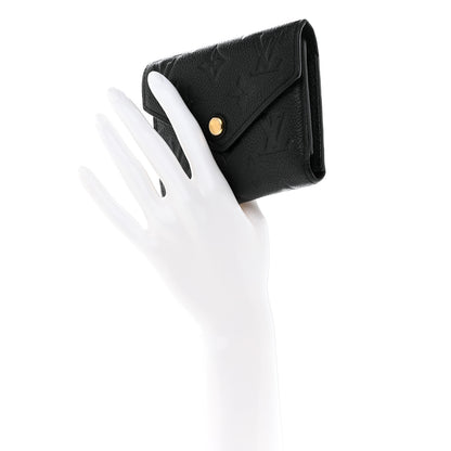 Louis Vuitton Empreinte Victorine Wallet Black 2 of 7
