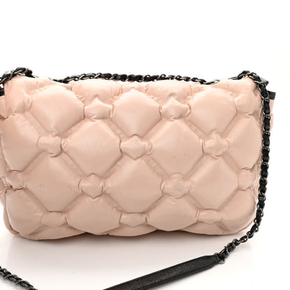 Chanel Calfskin Quilted Medium Chesterfield Flap Light Beige Black 14 of 14