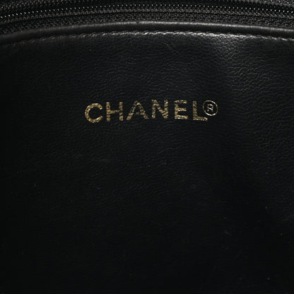 Chanel Lambskin Quilted Shopping Tote Dark Brown 6 of 12