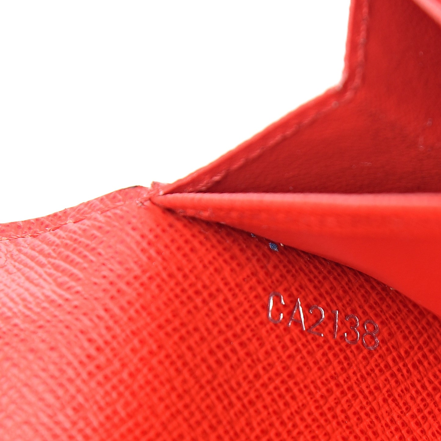 Epi Sarah Wallet Rose Ballerine Rouge