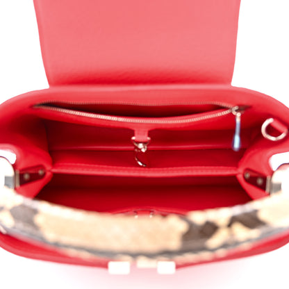 Louis Vuitton Taurillon Snakeskin Capucines BB Rubis 5 of 11