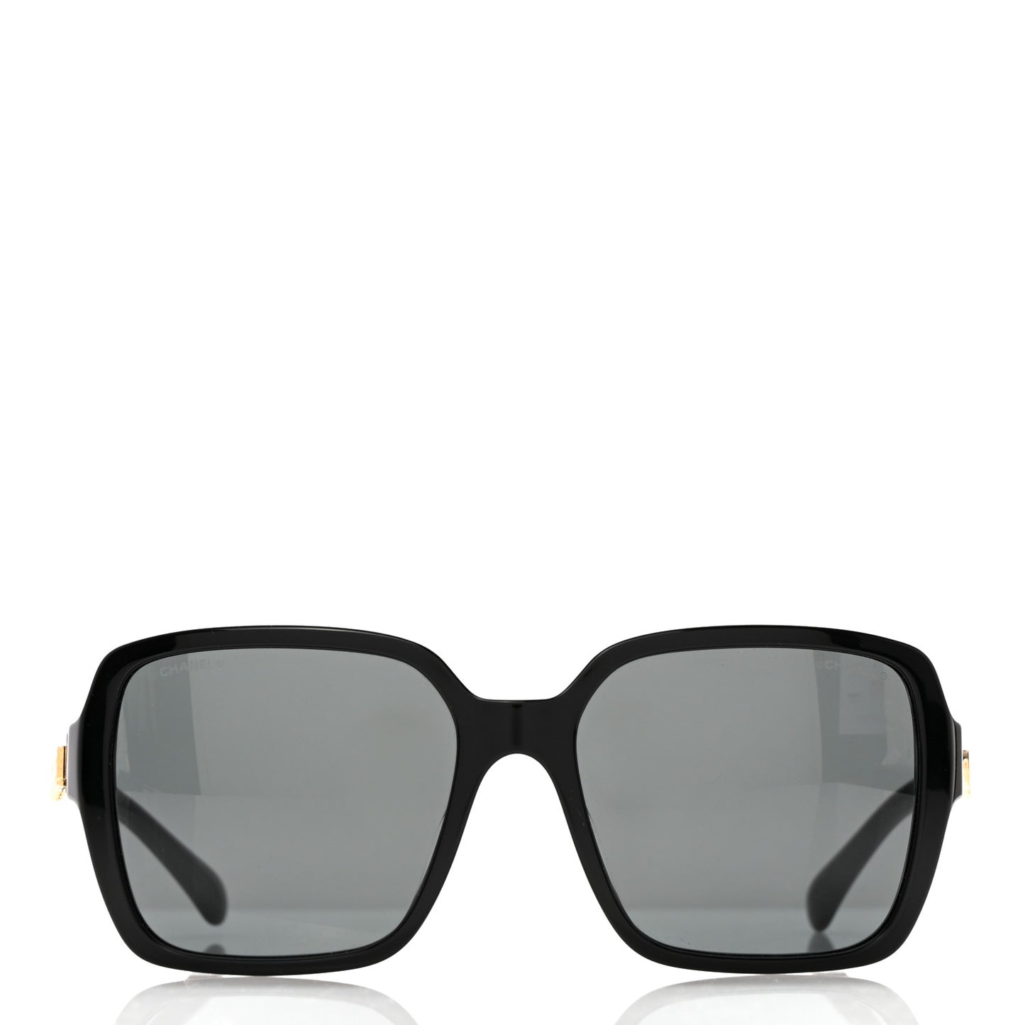 Acetate Square Sunglasses 5408-A Black