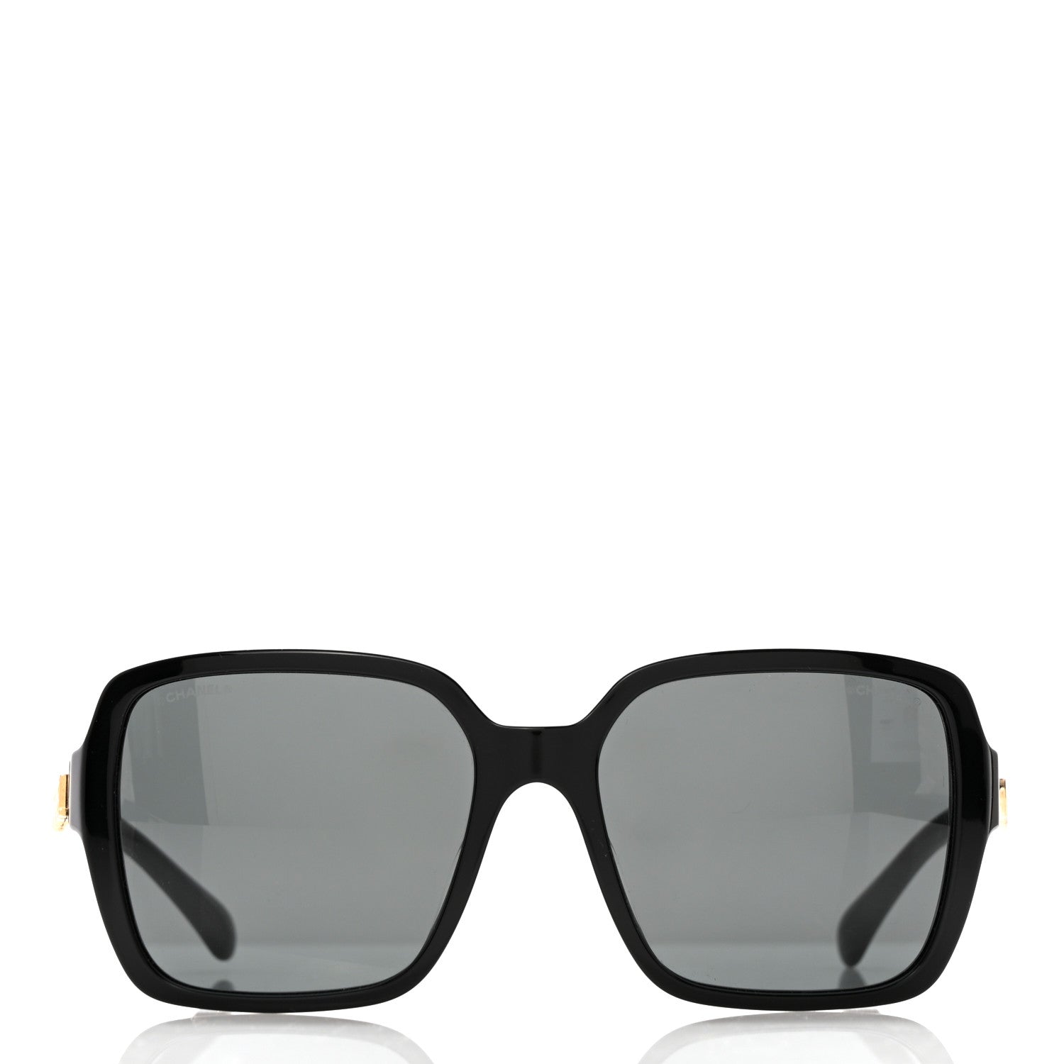 Chanel Acetate Square Sunglasses 5408-A Black 2 of 9