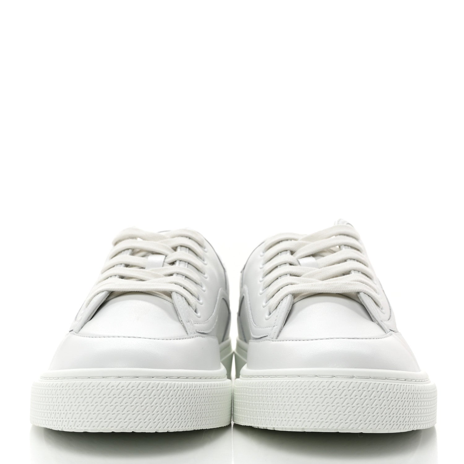 Hermes Calfskin Womens Get Sneakers 38 White 2 of 8