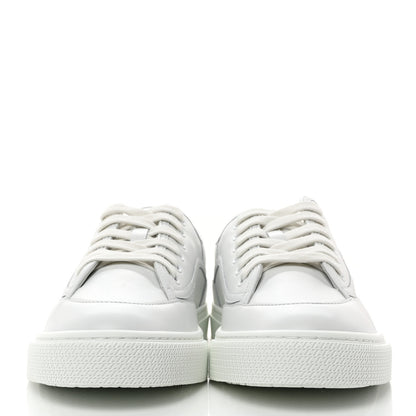 Hermes Calfskin Womens Get Sneakers 38 White 2 of 8