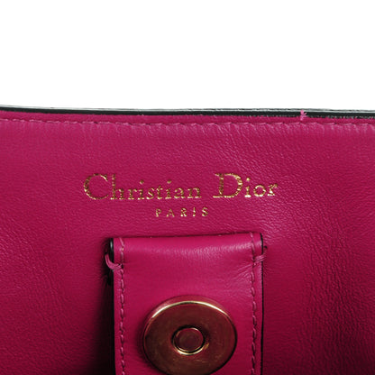 Christian Dior Bullcalf Medium Diorissimo Tote Black Rose Indien 6 of 6