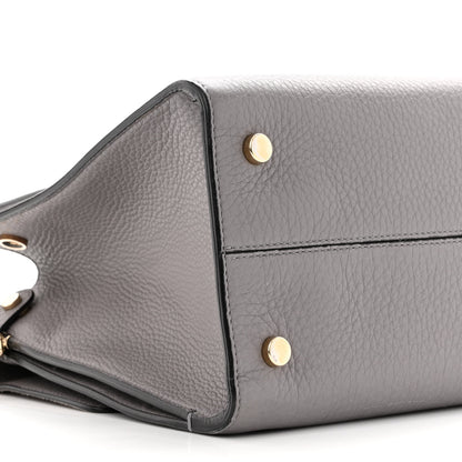 Christian Dior Bullcalf Medium Diorever Flap Meteorite Grey 8 of 9