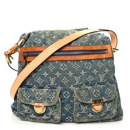 Louis Vuitton Denim Baggy GM Blue 1 of 14
