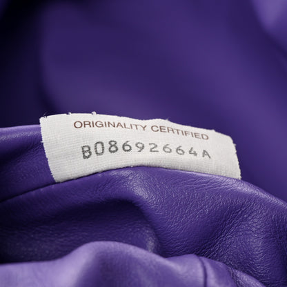 Bottega Veneta Smooth Butter Calf The Pouch Oversized Clutch Purple 7 of 7