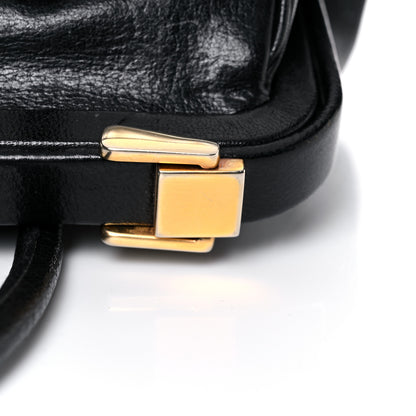 Prada Goatskin Cerniera Doctor Bag Black 39 of 42