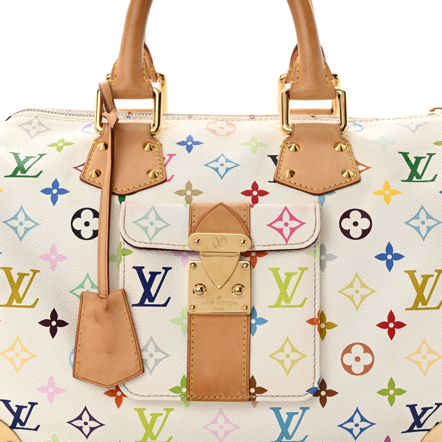Monogram Multicolor Speedy 30 White