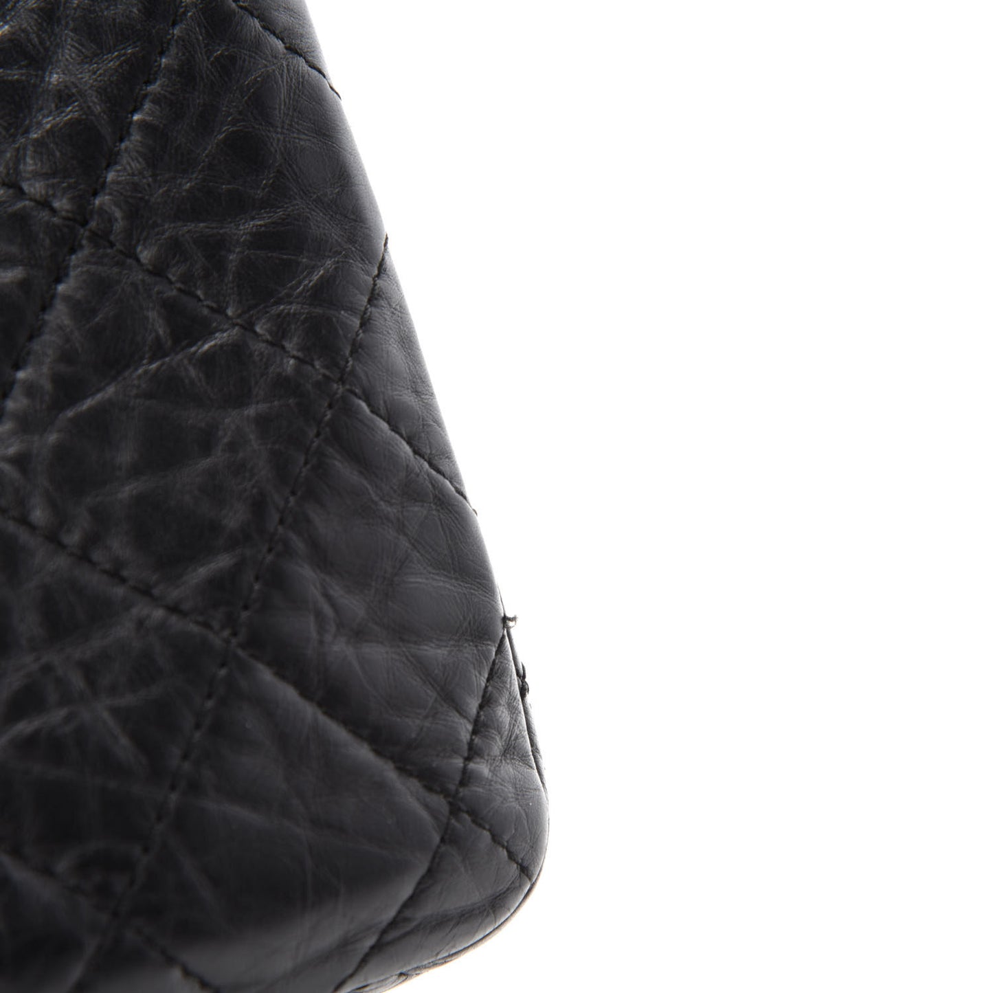 Aged Calfskin Reissue 2.55 Tote Black