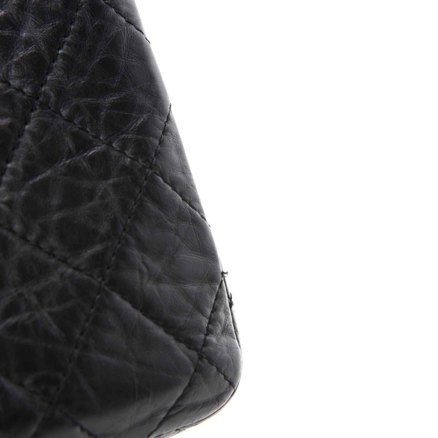 Chanel Aged Calfskin Reissue 2.55 Tote Black 9 of 13