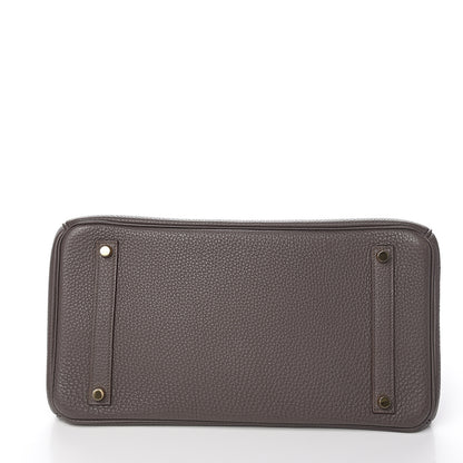 Hermes Togo Birkin 35 Etain 5 of 32