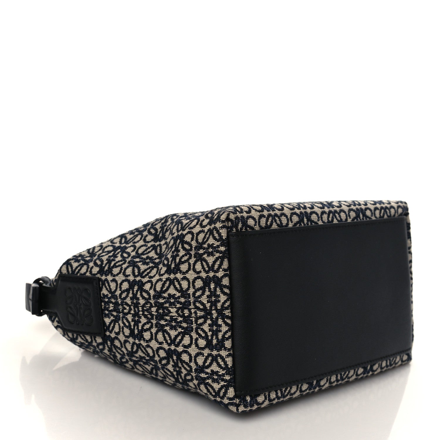 Loewe Jacquard Anagram Calfskin Small Cubi Bag Navy Black 4 of 6