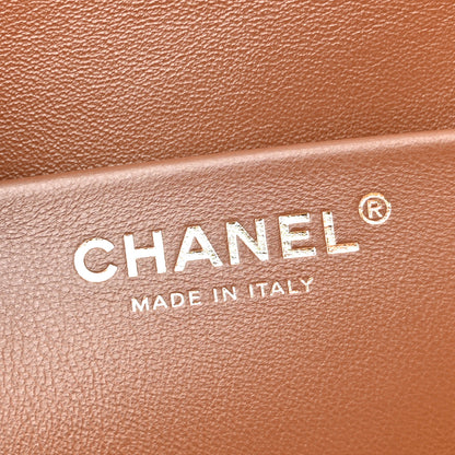 Chanel Suede Calfskin Small Souplissimo Maxi Flap Camel 6 of 10