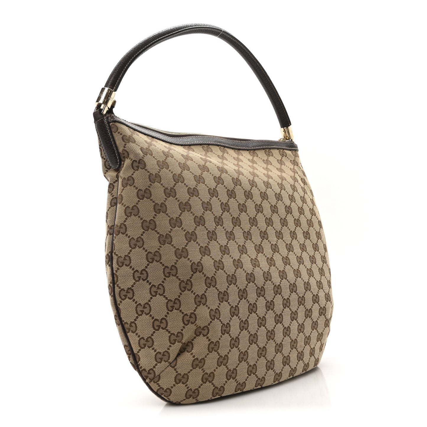Monogram Hobo Dark Brown