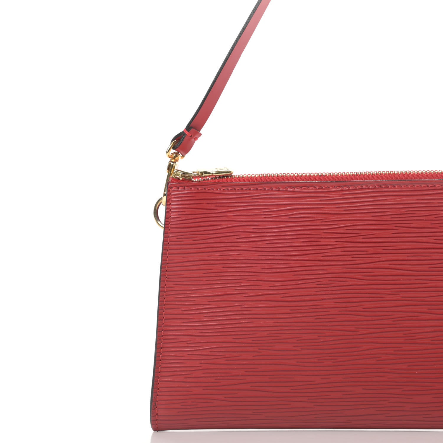 Louis Vuitton Epi Pochette Accessories 24 Castillan Red 8 of 11