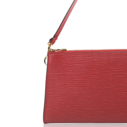 Louis Vuitton Epi Pochette Accessories 24 Castillan Red 8 of 11