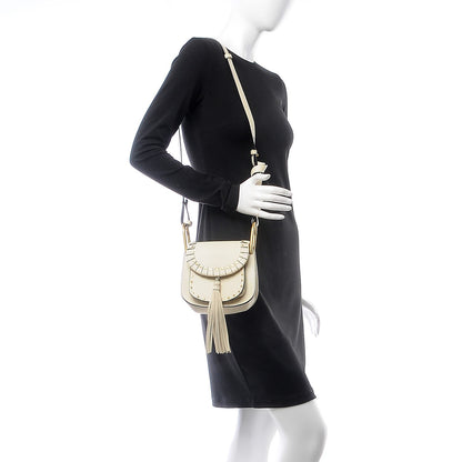 Chloe Calfskin Studded Mini Hudson Shoulder Bag Abstract White 2 of 7